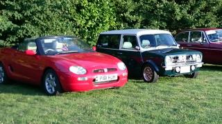 panoramic view of members cars